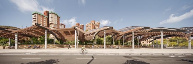 Green Coverage of the Ronda de Dalt by Batlleiroig