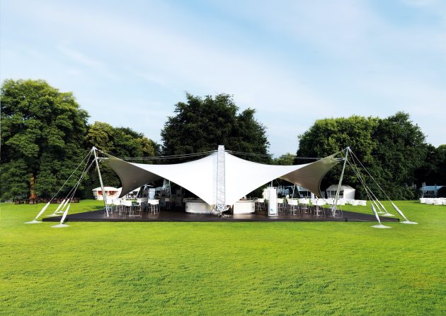 Sculpting the Skyline: A Textile Marvel at Bellevue Park in Berlin