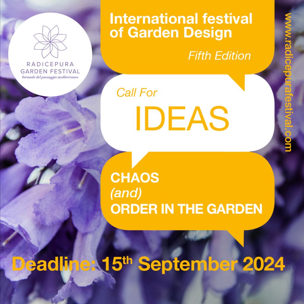 30 October / Call for Ideas: Radicepura Garden Festival