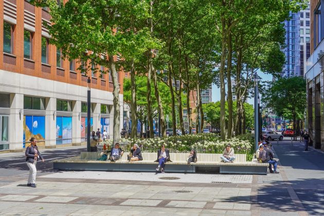 Brooklyn Commons MetroTech Landscape Revitalized into a Thriving Urban Hub